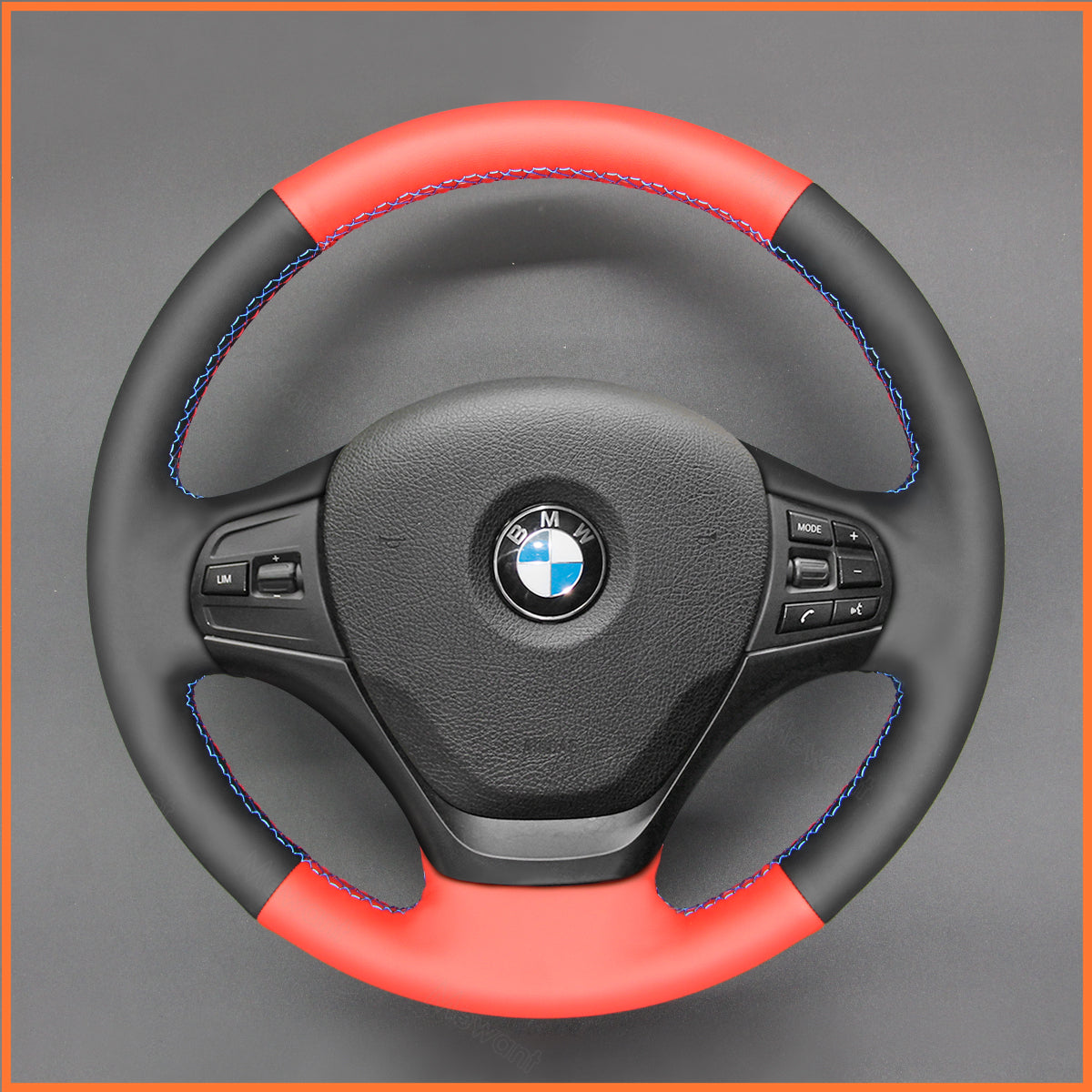 Funda para volante MEWANT para BMW F20 F21 F22 F23 F30 F31 F34 2012-2019