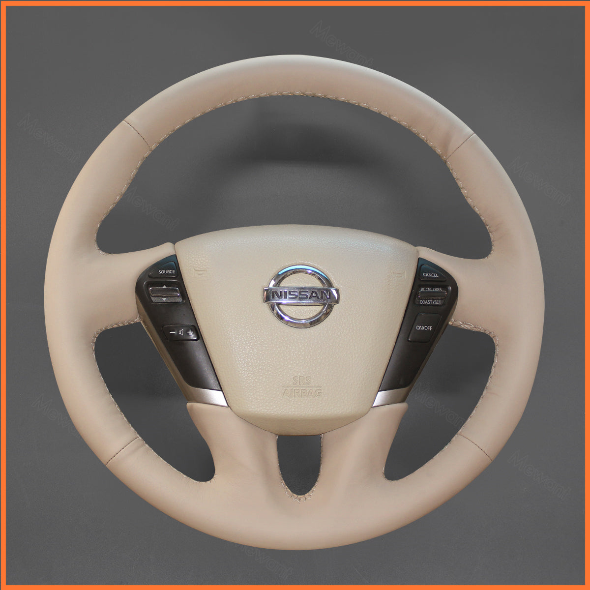 MEWANT Lenkradbezug für Nissan Murano 2009-2015 / Teana 2008-2013 / Elgrand 2010-2021 - Mewant.de