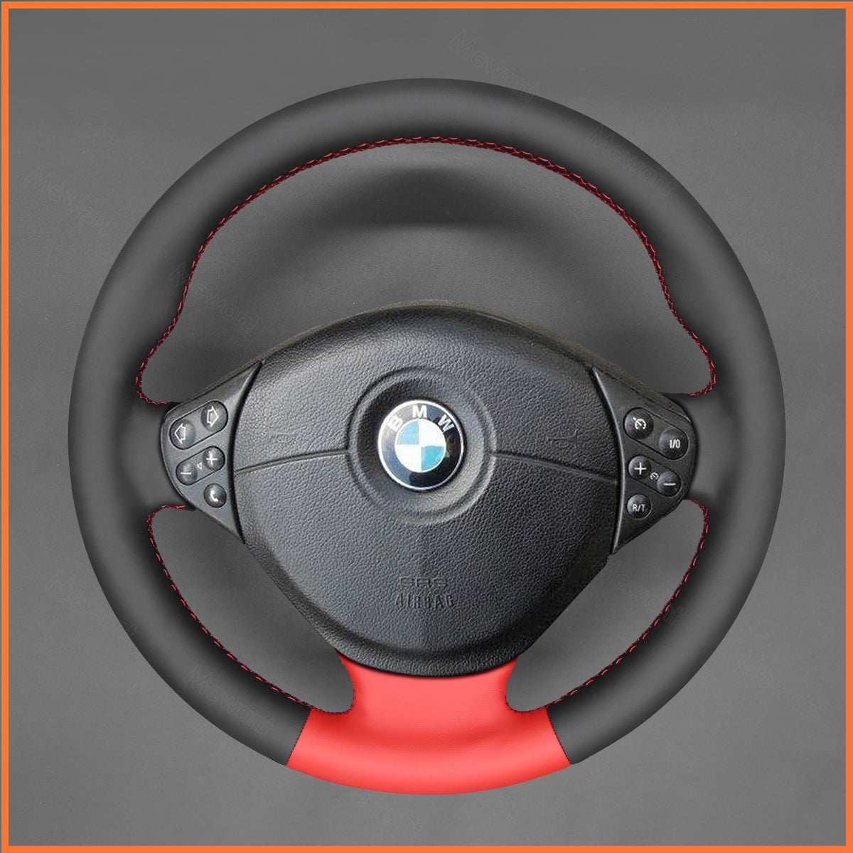 MEWANT Cubierta de volante para BMW E36 5 E39 E38 8 Series E31 Z3 E367 M3 E36 M5 E39 1998-2002
