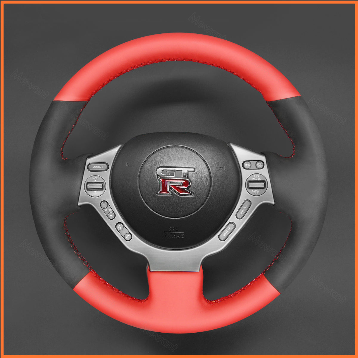 MEWANT Lenkradbezug für Nissan GTR GT-R (Nismo) 2008-2016 - Mewant.de