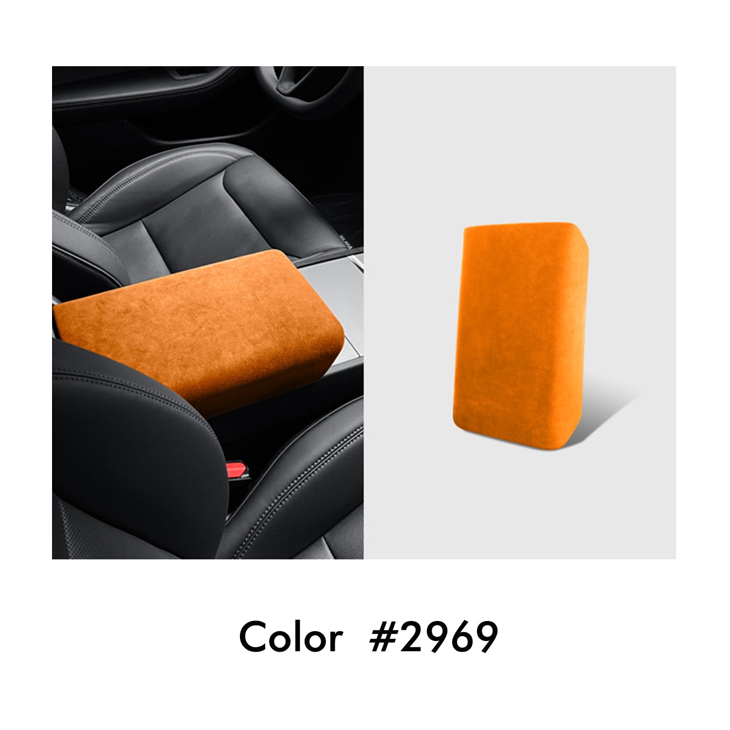 MEWANT Mittelarmlehne Armlehne Konsole Mittelkonsole aus Alcantara für Tesla Model 3 Highland 2024 - Mewant.de
