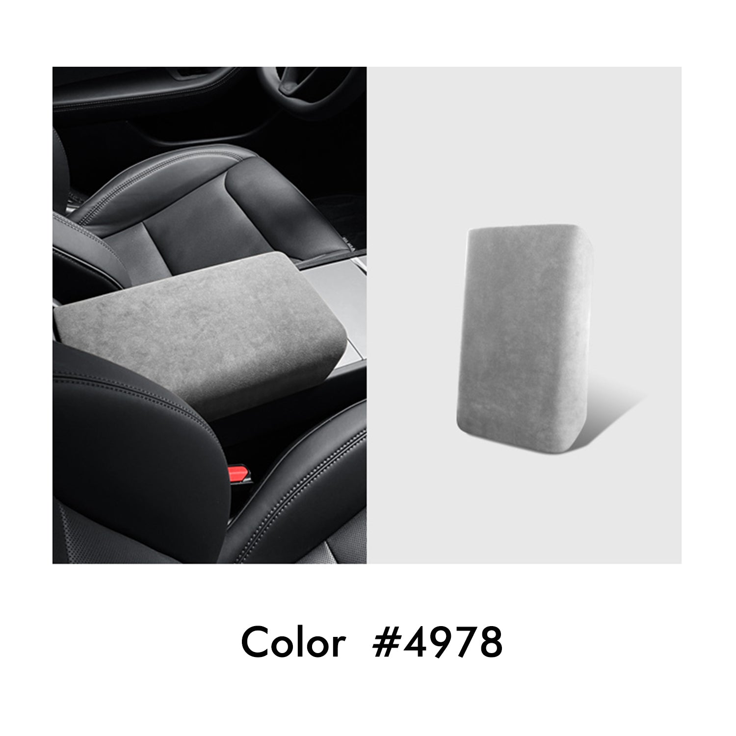 MEWANT Mittelarmlehne Armlehne Konsole Mittelkonsole aus Alcantara für Tesla Model 3 Highland 2024 - Mewant.de