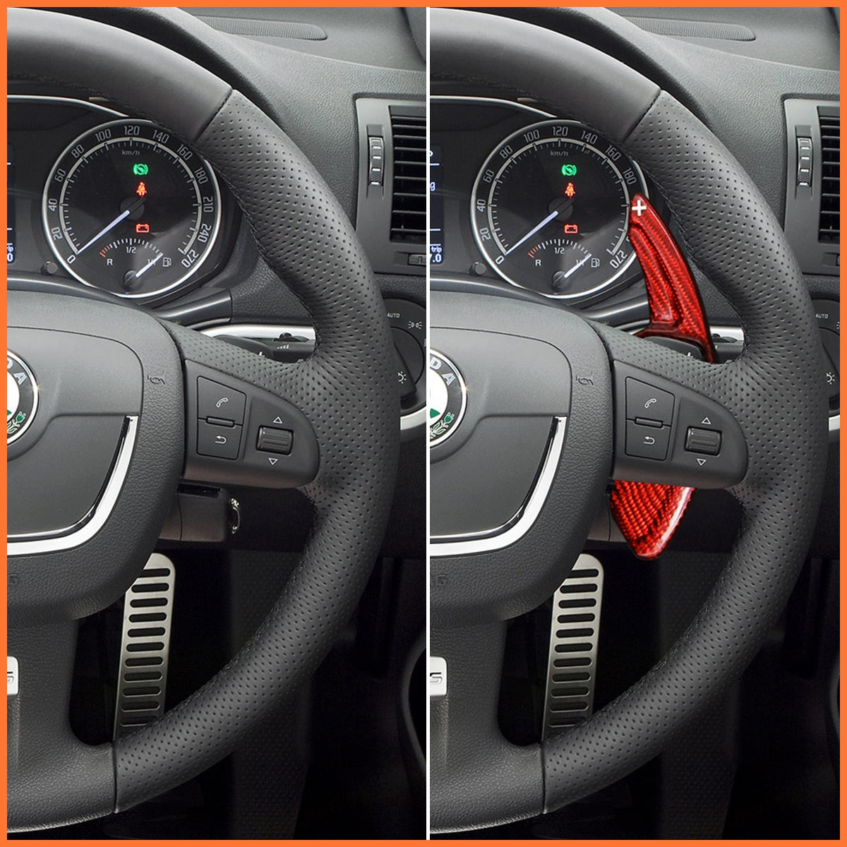 Schaltwippen für Skoda Fabia RS II 2010-2014 - Mewant.de