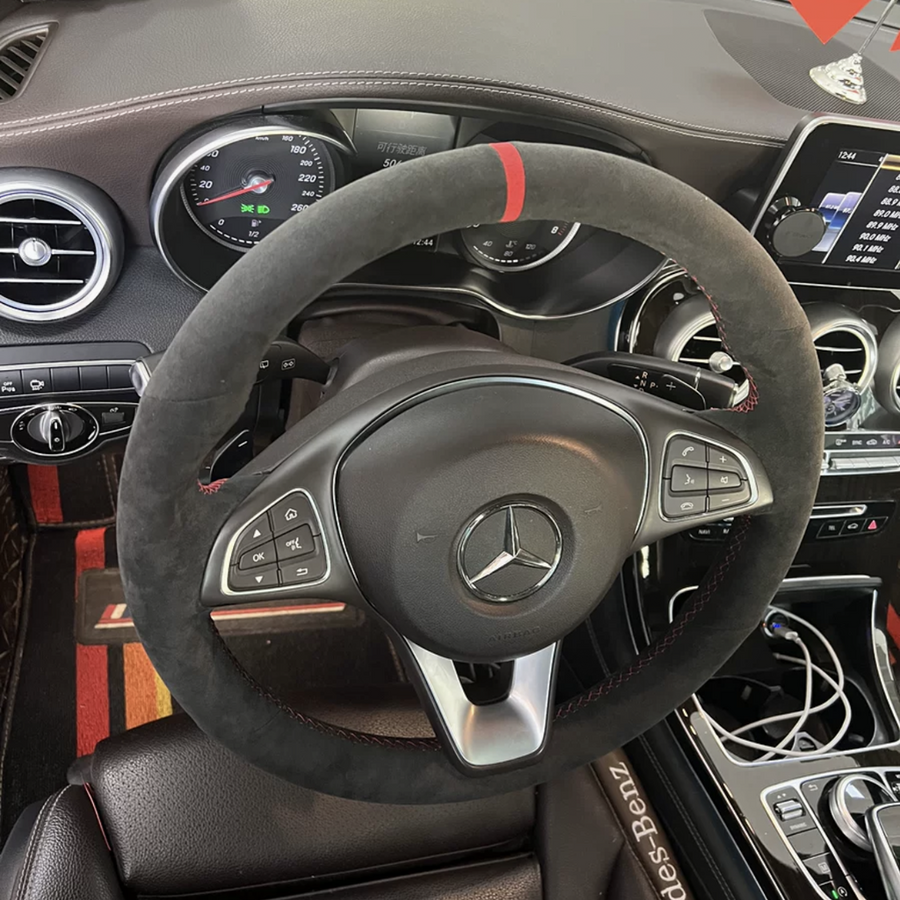 Mercedes Lenkradbezug Kundenfoto von Limley