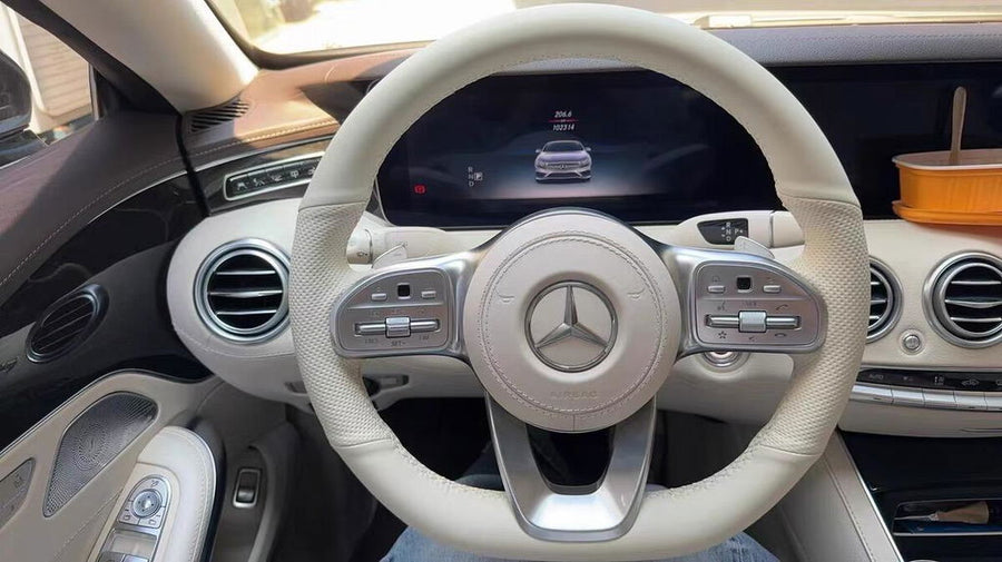 Mercedes Lenkradbezug Kundenfoto von Pascal