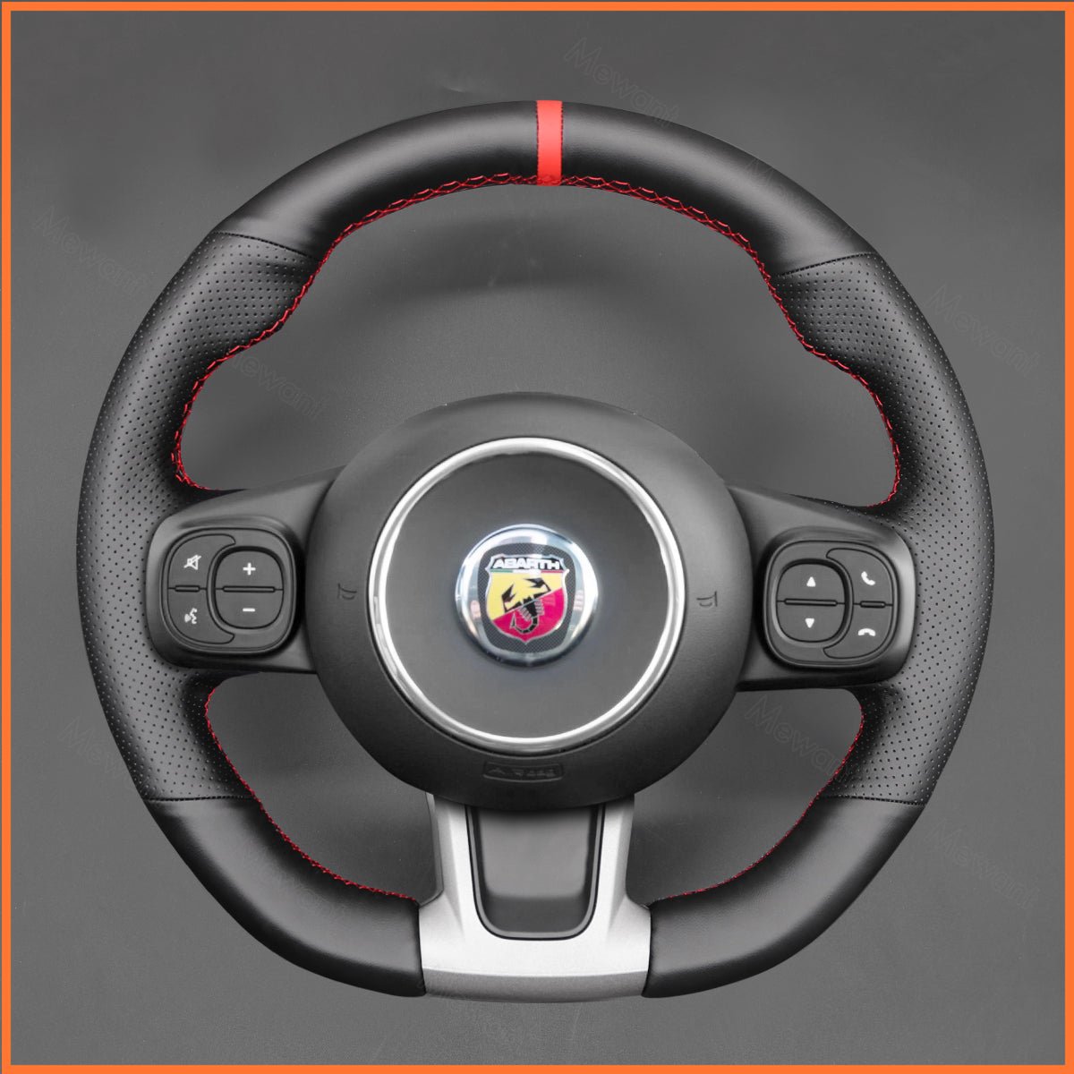 MEWANT Lenkradbezug für Abarth 595 / 595C / 695 / 695C 2016-2021 / Fiat 500 500C 2016-2021 - Mewant.de