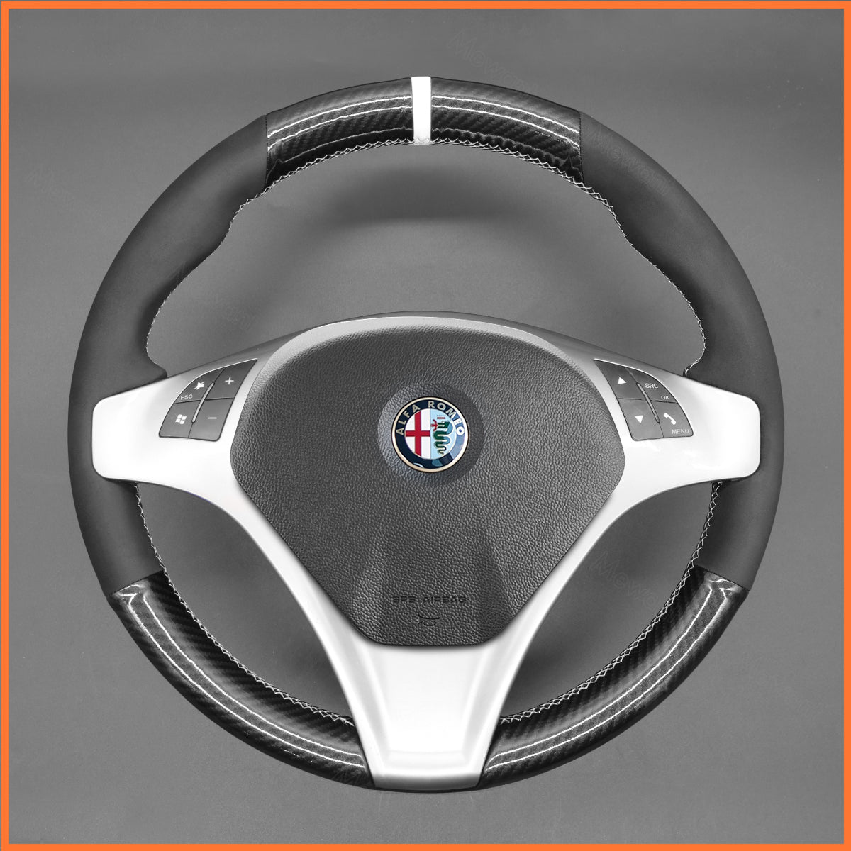 MEWANT Lenkradbezug für Alfa Romeo Giulietta 2010-2014 / MiTo 2008-2015 - Mewant.de
