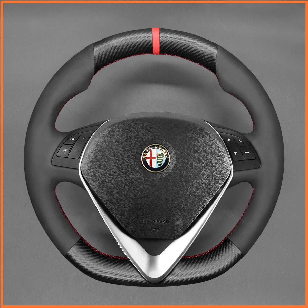MEWANT Lenkradbezug für Alfa Romeo Giulietta 2014-2021 / MiTo 2014-2019 - Mewant.de