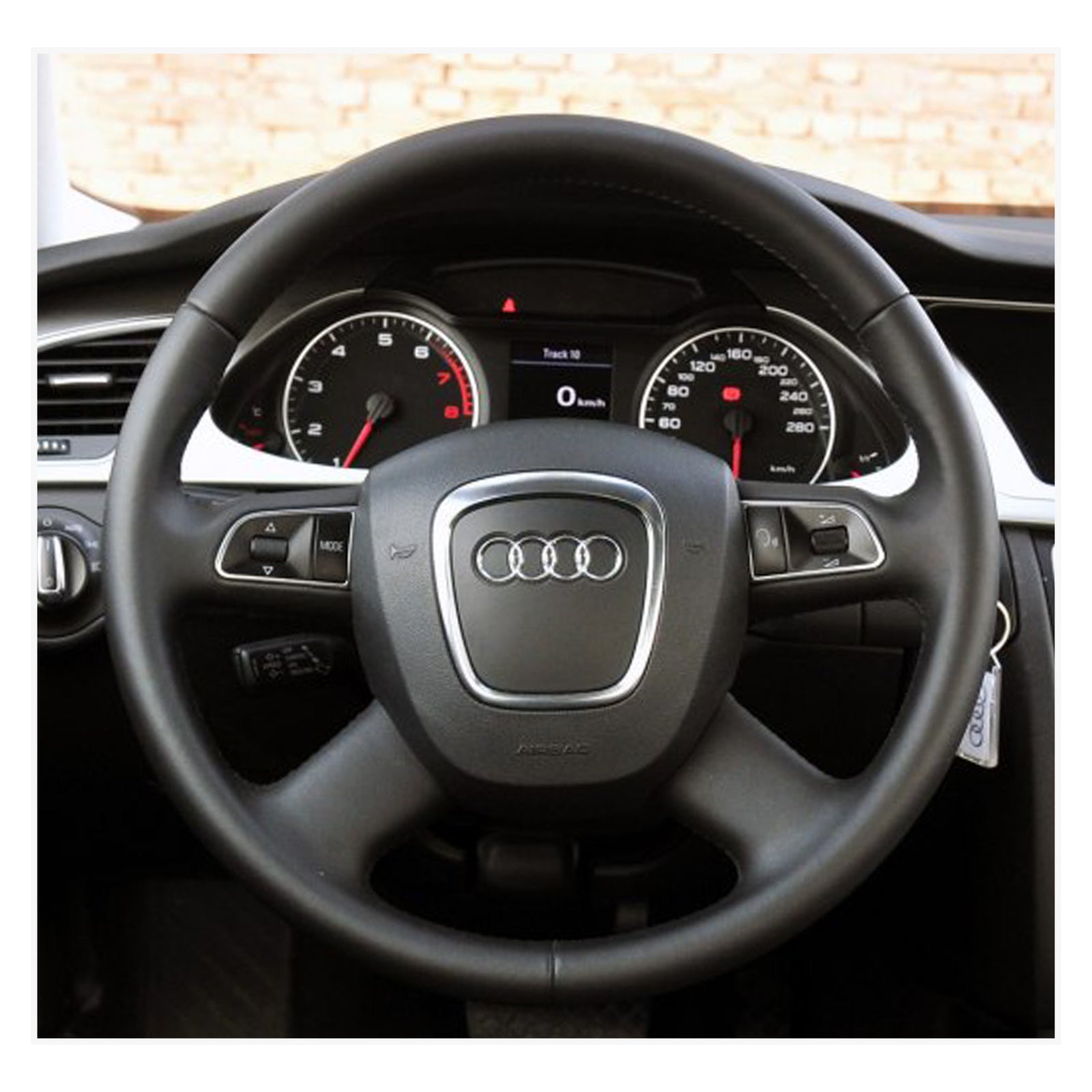 MEWANT Lenkradbezug für Audi A3 2006-2013 / A4 (B8) A6 (C6) 2005-2012 / Q5 2009-2012 / Q7 2007-2011 - Mewant.de