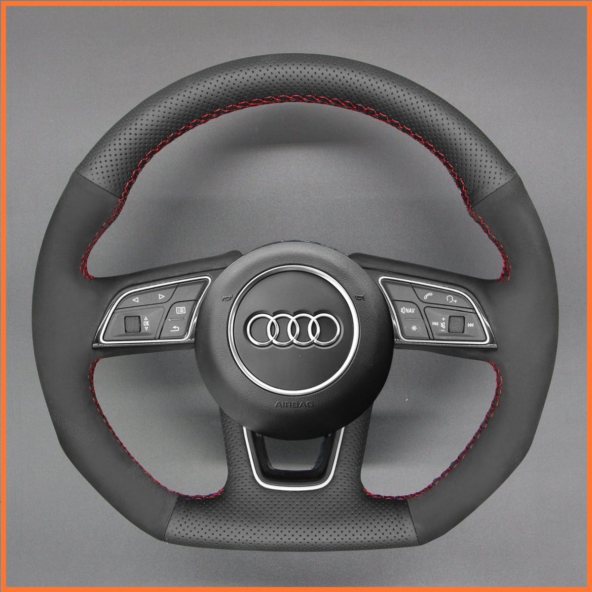 MEWANT Lenkradbezug für Audi A3 / A3 Sportback e-tron / RS 3 / RS 5 / S3 / S4 / S5 2018-2020 - Mewant.de