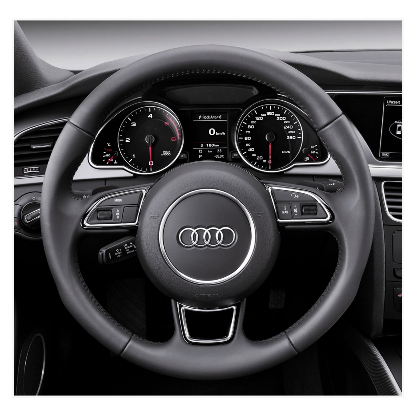 MEWANT Lenkradbezug für Audi A3 A4 A5 A6 A7 2015-2016 / Allroad 2013-2018 / S6 S7 S8 2013-2018 - Mewant.de