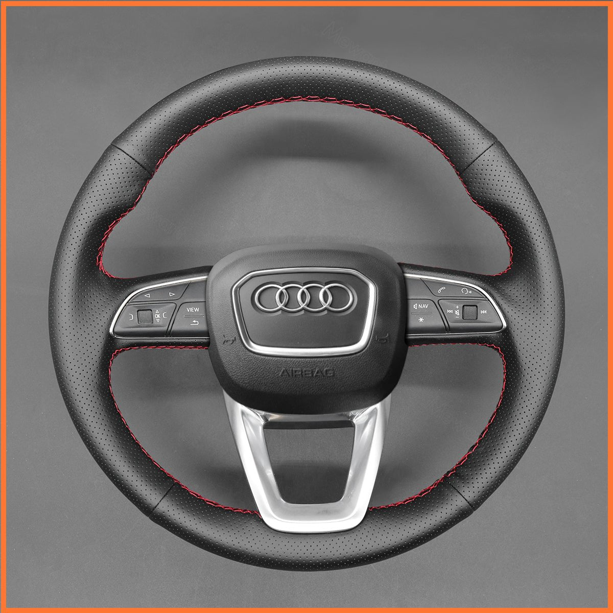 MEWANT Lenkradbezug für Audi A3 A4 A5 S3 S4 S5 RS 3 RS 4 Q2 SQ2 Q8 SQ8 RS Q8 2020-2022 - Mewant.de