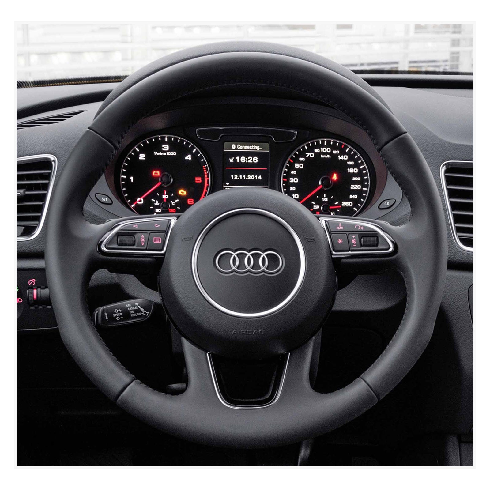 MEWANT Lenkradbezug für Audi Q3 2015-2018 / Audi Q5 2013-2017 / Audi Q7 2012-2015 - Mewant.de