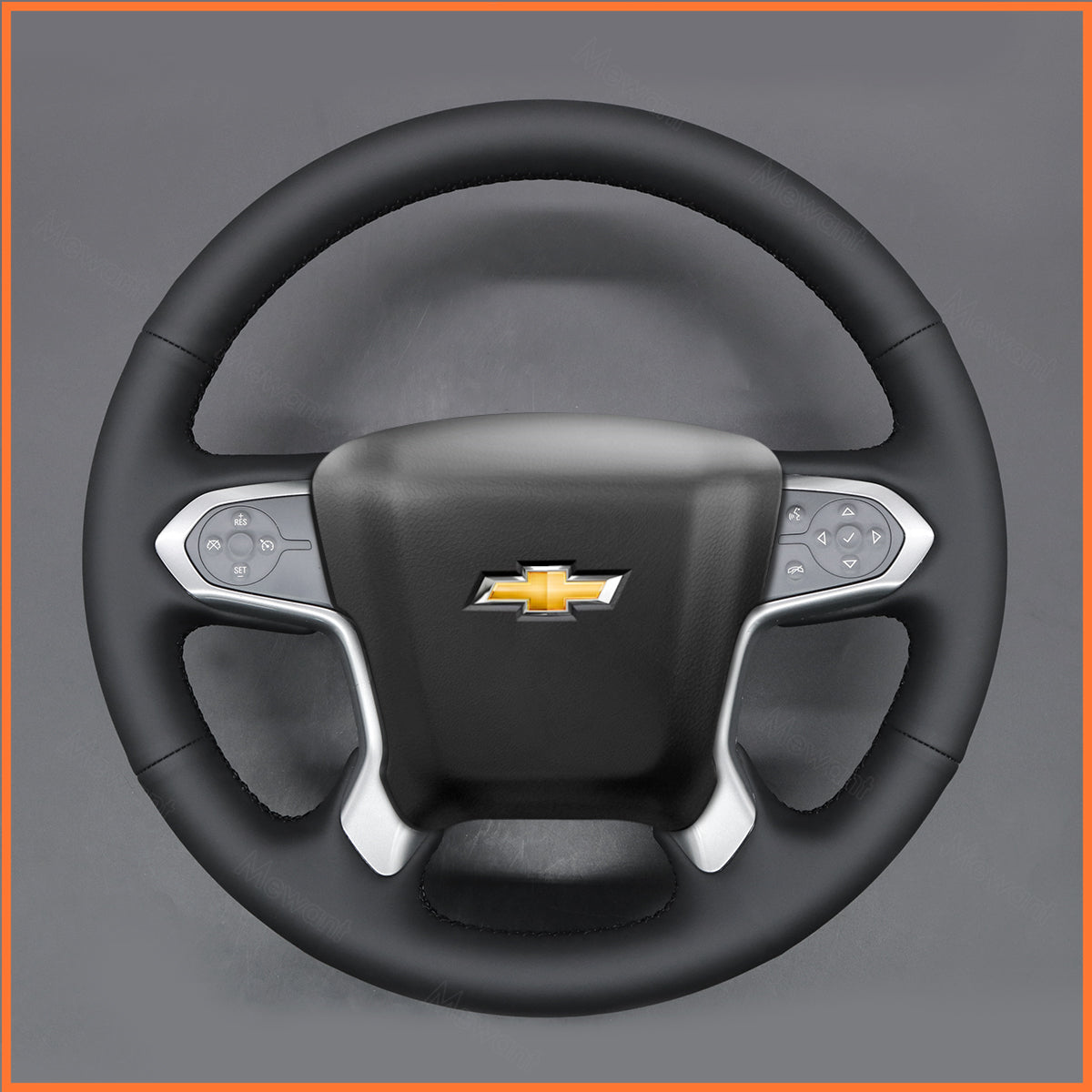 MEWANT Lenkradbezug für Chevrolet (Chevy) Silverado 2014-2019 / Suburban 2015-2019 / Tahoe 2014-2018 - Mewant.de