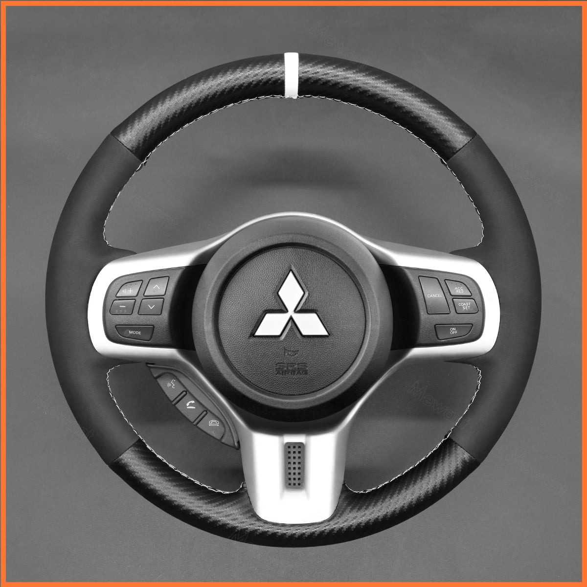 MEWANT Lenkradbezug für Mitsubishi Lancer Evolution 10 X 2008-2015 - Mewant.de