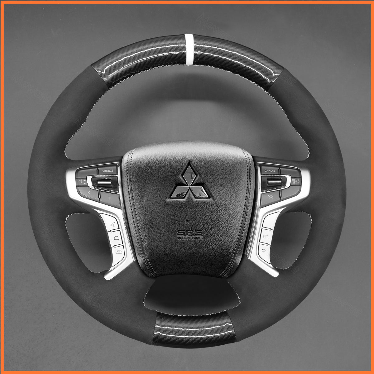MEWANT Lenkradbezug für Mitsubishi Outlander PHEV 2016-2022 / L200 2017-2023 - Mewant.de