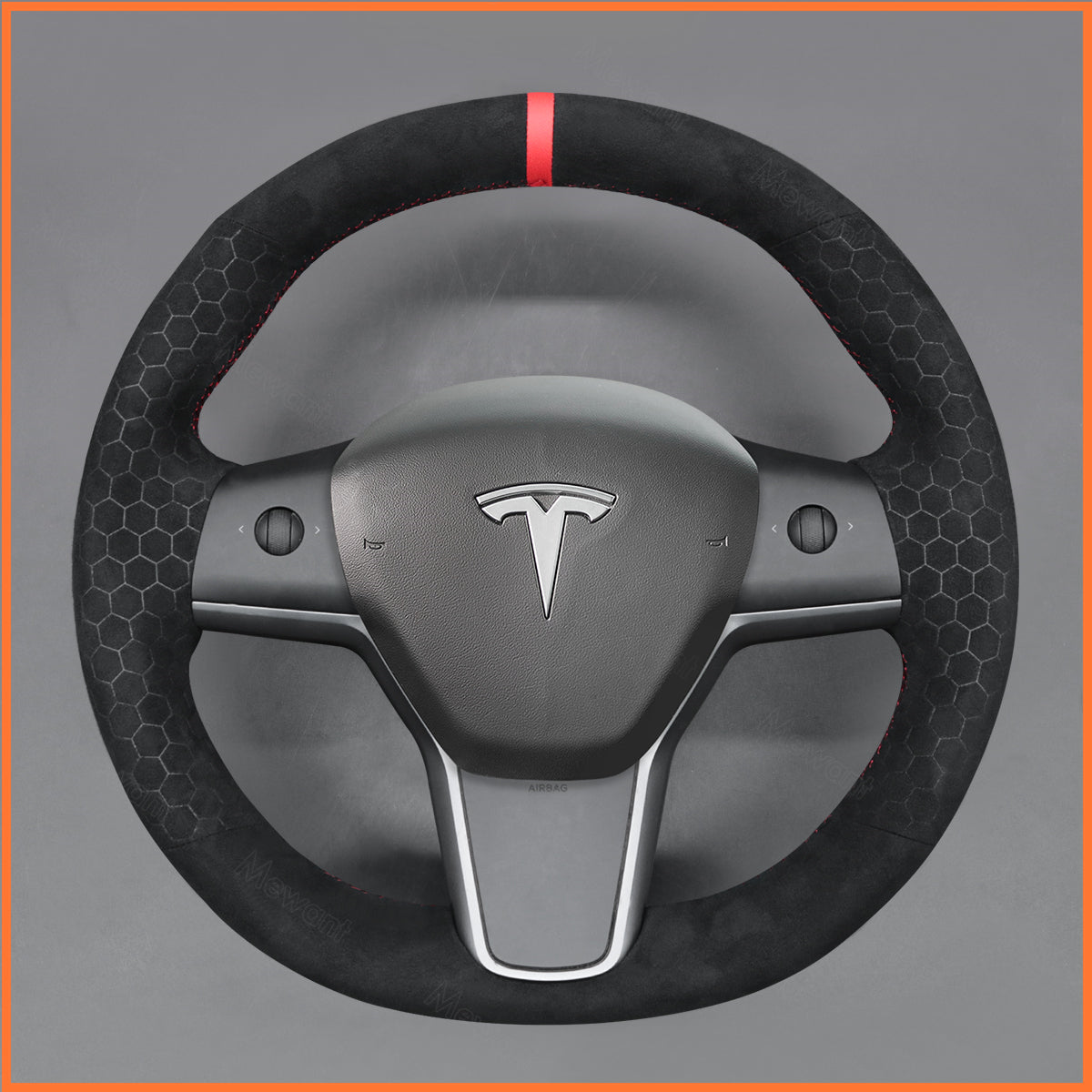 MEWANT Lenkradbezug für Tesla Model 3 2019-2023 / Model Y 2021-2023 - Mewant.de