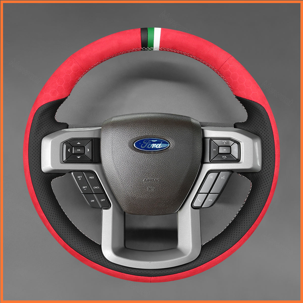 MEWANT Lenkradbezug für Ford F-150 F150 2015-2021 / F-250 F250 2017-2023 - Mewant.de